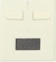 ВК124 Angled insert with a tag window and clips, for a pair of earrings