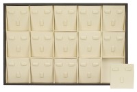 411330 Display tray for 15 sets,  angled removable inserts with 3 clips