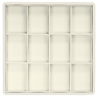 418218 Display tray with rounded corners, no inserts, 12 cells (cell size 47х65)