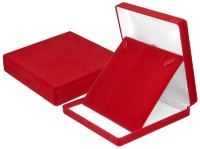 24408 Flocked box, rectangular, the series of Classics