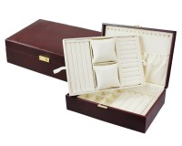 7901000 Jewellery box/removable inserts/ with hooks and a pocket,  For storage