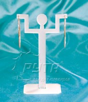 451181 Dancer-shaped stand for earrings,  with 2 holes