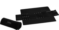 211739 Jewelry carrying roll,  black flock (for different jewelries)