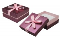 91231 Cardboard box with a ribbon on the lid. Happy garden collection,  84x84