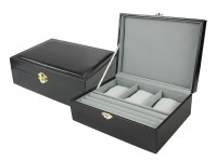 7905003 Jewellery box for cufflinks/removable inserts/bow