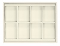 412218 Display tray, no inserts, 8 cells (cell size 47х65)