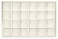 416224 Display tray with rounded corners, no inserts, 24 cells (cell size 47х47)