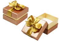 91701 Cardboard box with a ribbon on the lid. Happy garden collection,  45x45