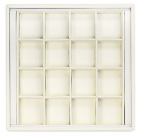 414228 Display tray,  no inserts,  16 cells (cell size 40х46)