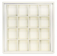 414228 Display tray, no inserts, 16 cells (cell size 40х46)