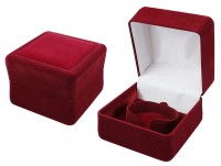 22606 Flocked box,  semi-circular,  the series of Classics