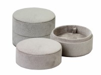 7912000 Jewelry box with lid / removable display/in lid-hooks/pockets