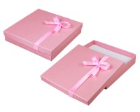 90432 Hard cardboard with ribbon on the lid,  a series of Pearl classic 169х169